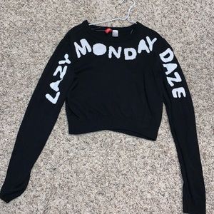 Lazy Monday Daze Crop Sweater